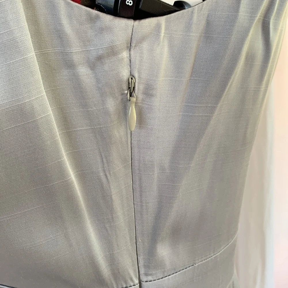 REVIEW dove grey bow cocktail dress - Picture 10 of 14